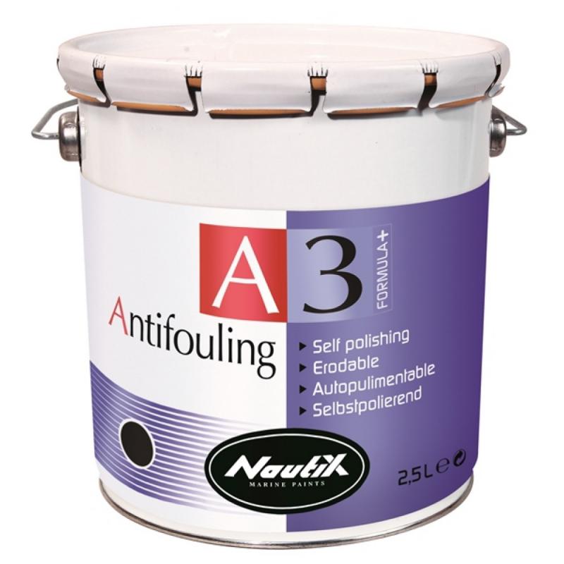 Nautix A3 Formula+, Antifouling autopulimentable alta calidad 2,5 L